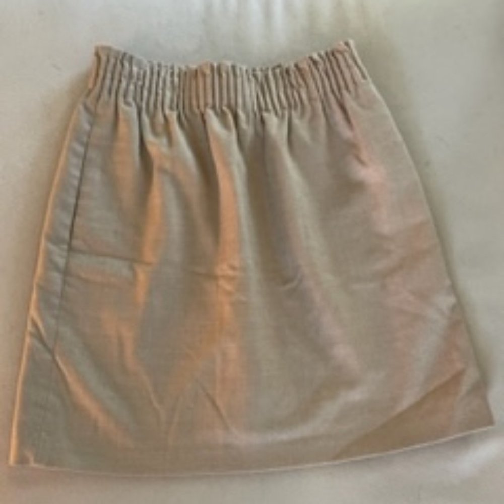 J. Crew Tan Mini Skirt